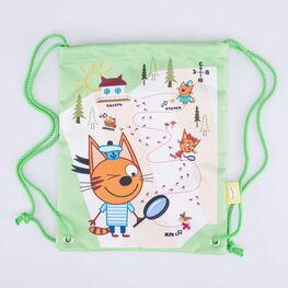 02808203-40 Мешок для обуви Три кота для универсальные разноцветный