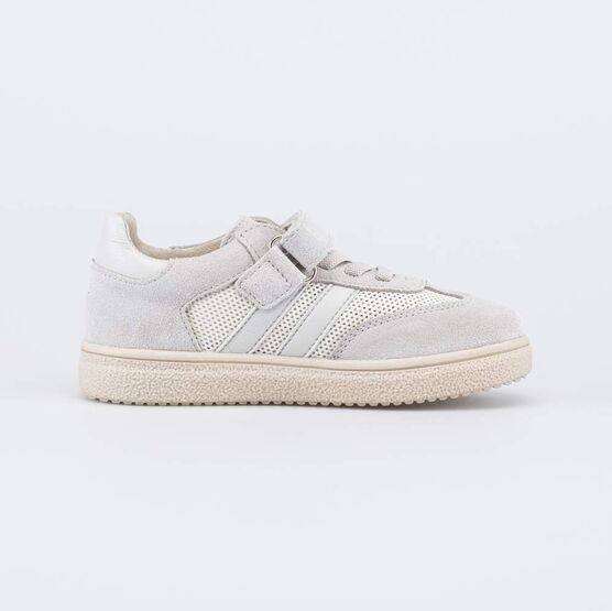 434023-73 Кожаные кеды для девочки Бежевая карамель для девочки бежевый фото №2