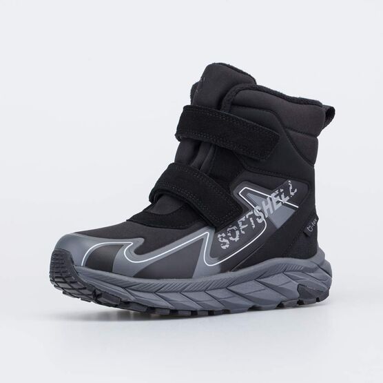654718-81 Зимние мембранные ботинки с Softshell и Thinsulate для мальчики черный