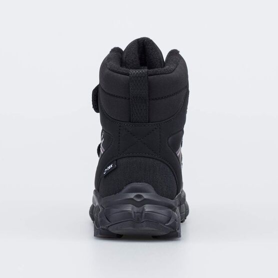 654718-82 Зимние мембранные ботинки с Softshell и Thinsulate для девочки черный + фиолетовый фото №5