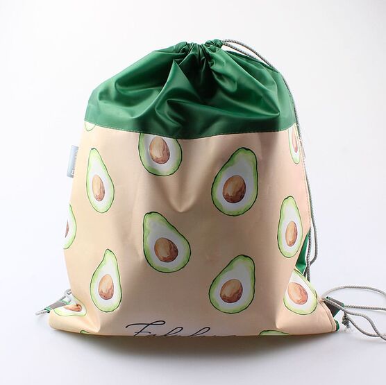 02808073-20 Мешок для сменной обуви Авокадо для девочки беж-зел фото №2