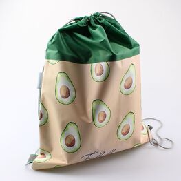 02808073-20 Мешок для сменной обуви Авокадо для девочки беж-зел