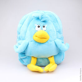 02003066-00 Плюшевый рюкзак Птичка Голубой для универсальные голубой фото №2