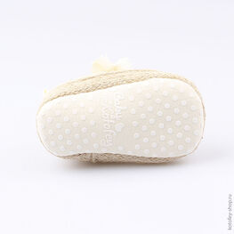 001072-11 Пинетки для девочки бежевый фото №3