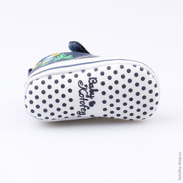 001074-11 Пинетки для мальчики син-зел фото №3