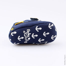 001075-11 Пинетки для мальчики син-жел фото №3