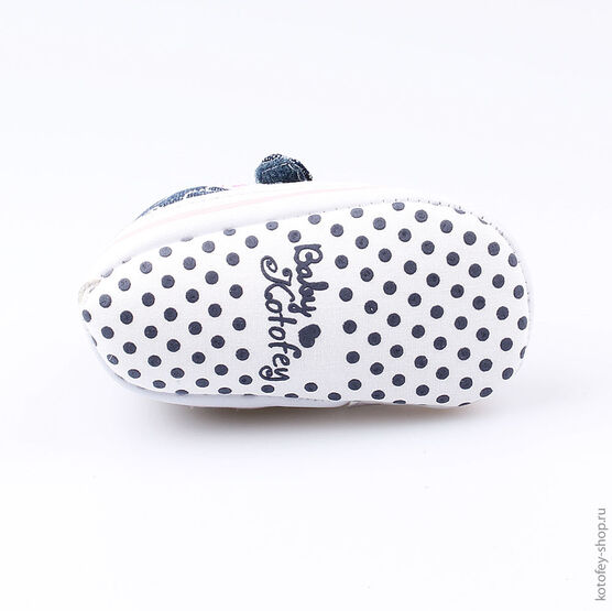 001077-11 Пинетки для девочки син-роз фото №3