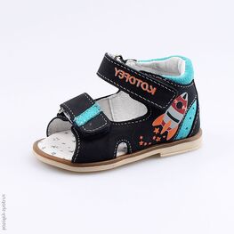 022087-21 Туфли летние для мальчики светло-синий