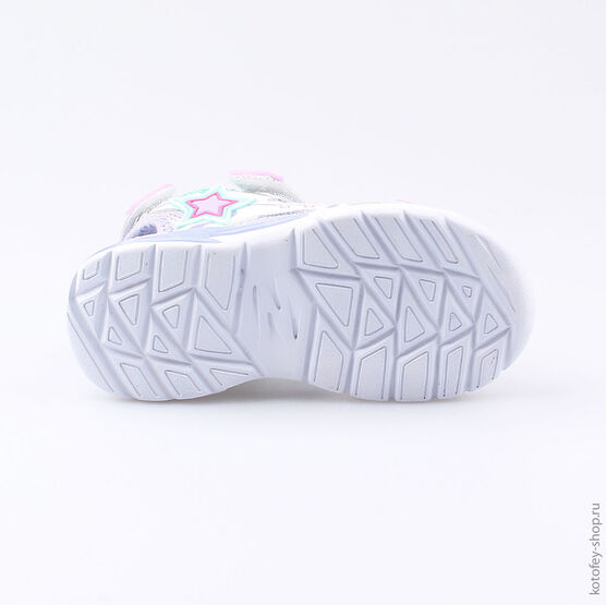324007-12 Пляжная обувь для девочки бел-сир фото №3