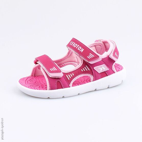 524021-13 Пляжная обувь для девочки роз-фук
