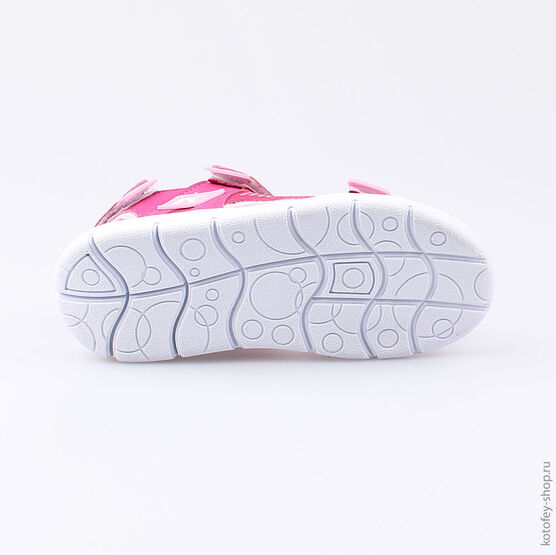 524021-13 Пляжная обувь для девочки роз-фук фото №3