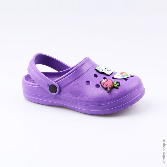 525025-06 Пляжная обувь для девочки сиреневый фото №4