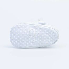 001088-11 Пинетки белые крестильные для девочки белый фото №4