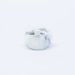 001088-11 Пинетки белые крестильные для девочки белый фото №2