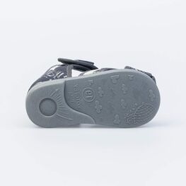 021011-71 Сандалии текстильные Звезды для мальчики серый фото №2