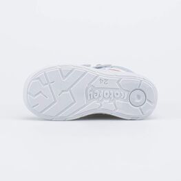 152386-22 Кожаные ботинки Три Кота для девочки серебристый фото №3