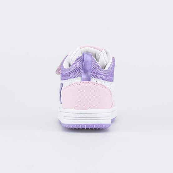 154006-28 Демисезонные ботинки Звезда для девочки белый + розовый фото №5