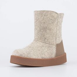 667057-41 Бежевые валенки для девочки-подростка для девочки бежевый