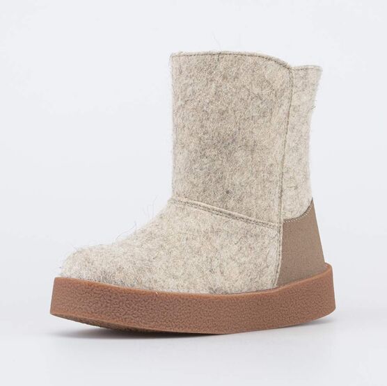 667057-41 Бежевые валенки для девочки-подростка для девочки бежевый