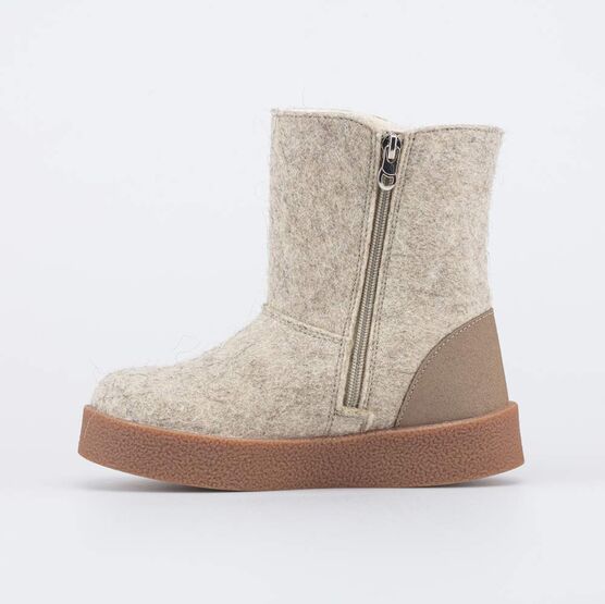 667057-41 Бежевые валенки для девочки-подростка для девочки бежевый фото №2