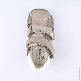 122106-22 Сандалии для мальчика для мальчики серый фото №4