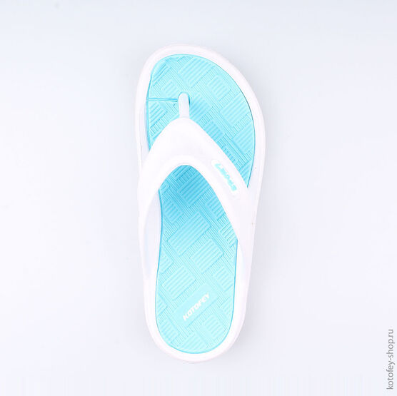 725029-02 Пляжная обувь для девочки бел-гол фото №4