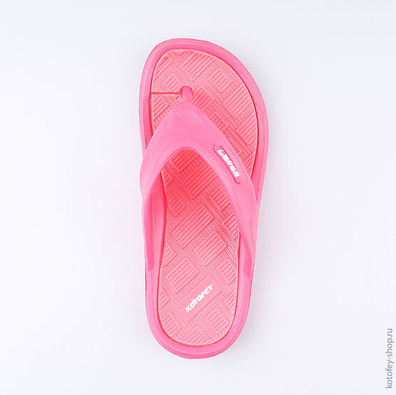 725030-01 Пляжная обувь для девочки красный фото №4