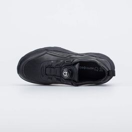 633052-21 Чёрные ботинки-кроссовки для мальчики черный фото №4