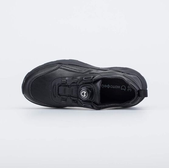 633052-21 Чёрные ботинки-кроссовки для мальчики черный фото №4