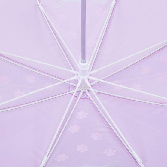 03807207-40 Розовый зонт с гидрохромным принтом Котенок для девочки розовый фото №3