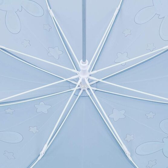 03807208-40 Голубой зонт с гидрохромным принтом Зайчик для девочки голубой фото №3