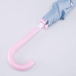 03807208-40 Голубой зонт с гидрохромным принтом Зайчик для девочки голубой фото №4