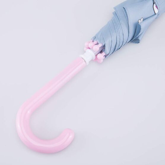 03807208-40 Голубой зонт с гидрохромным принтом Зайчик для девочки голубой фото №4