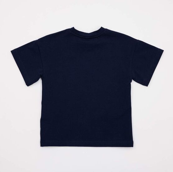07702069-30 Хлопковая футболка для мальчика для мальчики синий фото №2