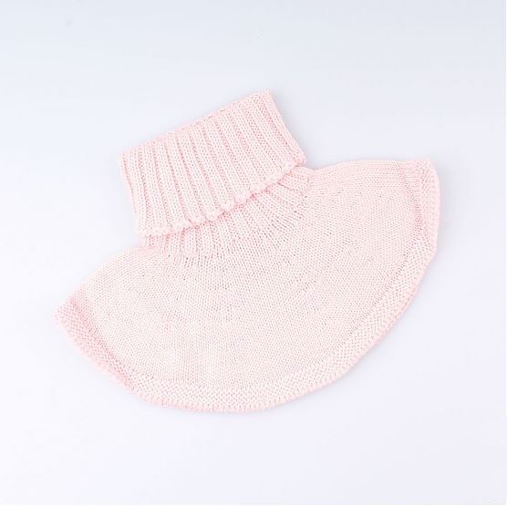 07012087-40 Манишка из 100% шерсти мериноса розовая для универсальные розовый