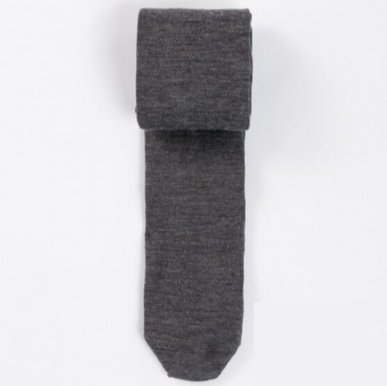 07031148-26 Колготки шерстяные тёмно-серые для девочки серый фото №2