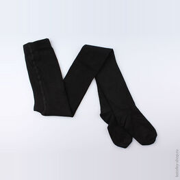 07031272-01 Классические колготки однотонные черные для универсальные черный