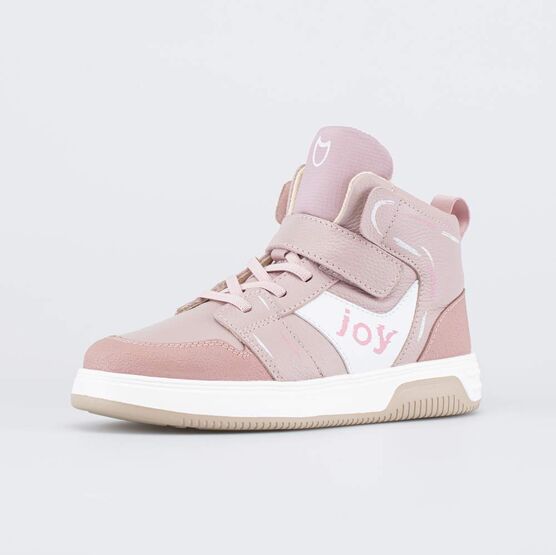 552359-13 Кожаные ботинки-кеды Розовый маршмэллоу для девочки розовый