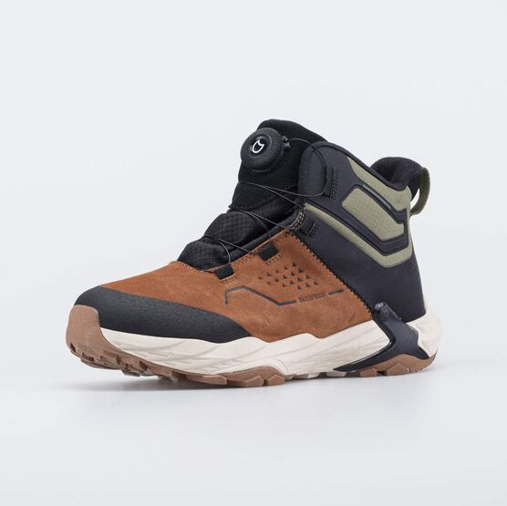 754704-82 Зимние мембранные ботинки с Thinsulate для мальчики коричневый + черный