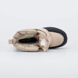 754705-42 Зимние мембранные полусапожки для девочки бежевый фото №4