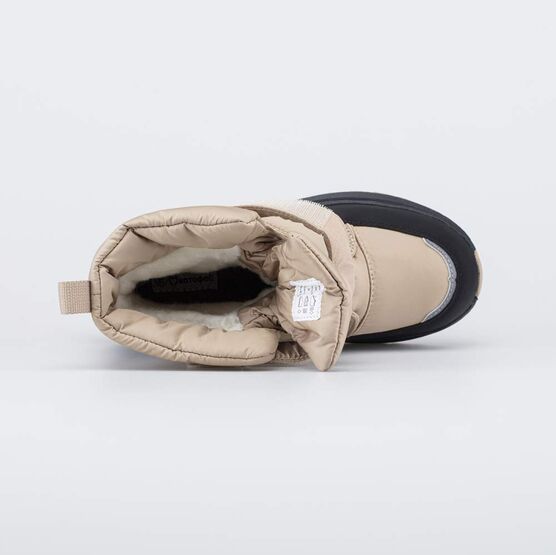 754705-42 Зимние мембранные полусапожки для девочки бежевый фото №4