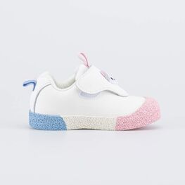 044008-71 Кожаные кроссовки Котенок для девочки белый фото №2