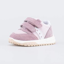 044010-12 Кроссовки Первые шаги Три звезды для девочки розовый