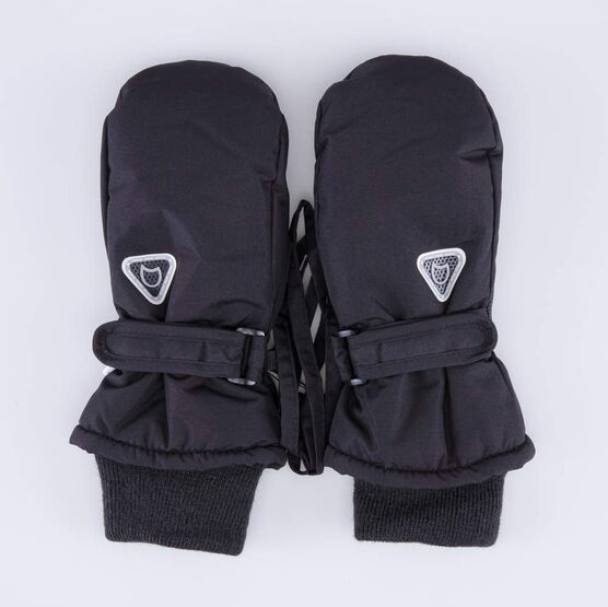 07721268-40 Детские черные варежки для мальчика и девочки для мальчики черный