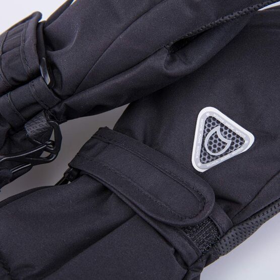 07721268-40 Детские черные варежки для мальчика и девочки для мальчики черный фото №3