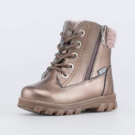 152327-51 Зимние ботинки для девочки для девочки бронзовый