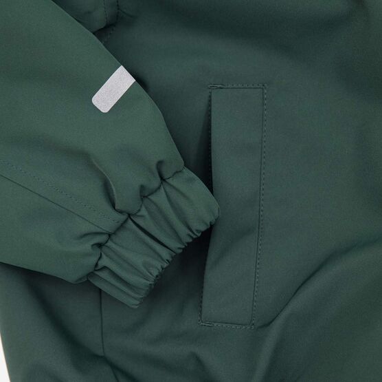 07757075-41 Куртка-бомбер утепленная для мальчика зеленый для мальчики зеленый фото №5