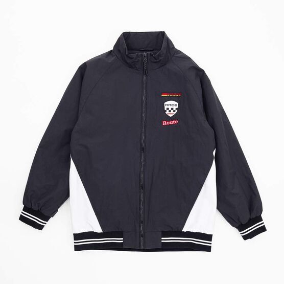 07757076-40 Куртка-бомбер утепленная для мальчика черный для мальчики черный,белый