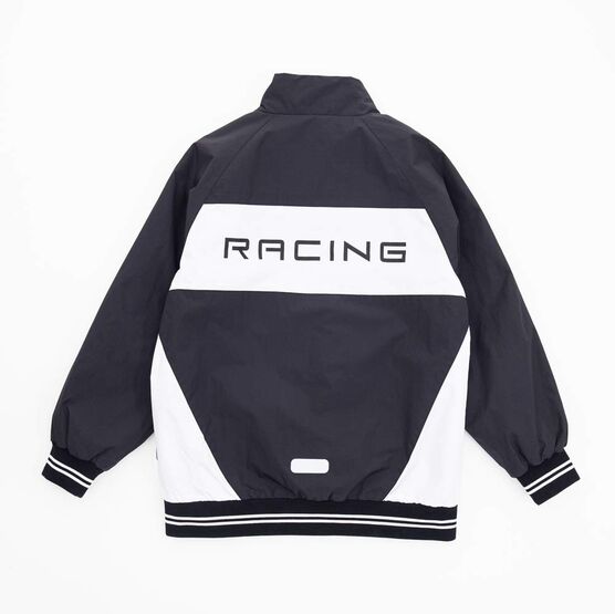 07757076-40 Куртка-бомбер утепленная для мальчика черный для мальчики черный,белый фото №2