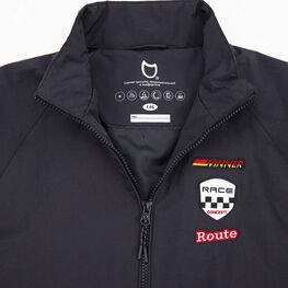 07757076-40 Куртка-бомбер утепленная для мальчика черный для мальчики черный,белый фото №4